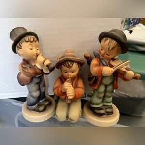 Hummel Trio of Boys Playing Instruments